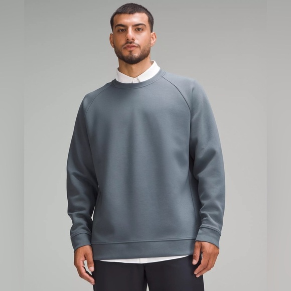 Lululemon Light Blue Crewneck Sweatshirt with Minimal Branding - Picture 1 of 11